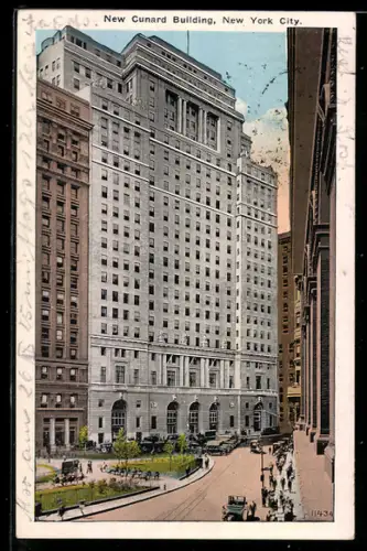 AK New York, NY, New Cunard Building