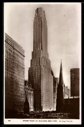 AK New York, NY, Irving trust co.building