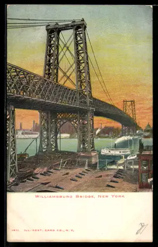 AK New York, NY, Williamsburg Bridge