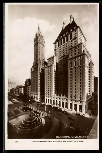 AK New York, Sherry-Netherlands & Savoy-Plaza Hotels