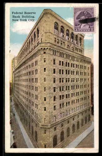 AK New York, NY, Federal Reserve Bank Building