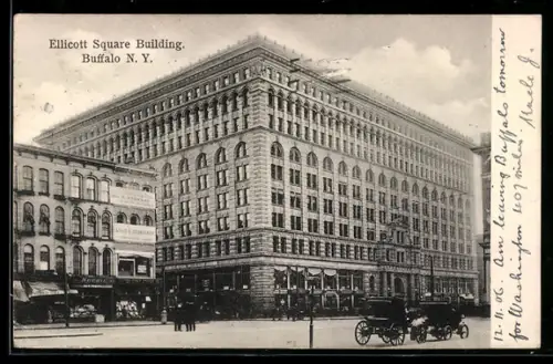 AK New York, NY, Buffalo, Ellicott Square Building