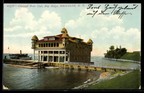 AK New York, NY, Brooklyn, Crescent Boat Club, Bay Ridge