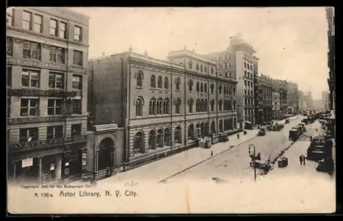 AK New York, NY, Astor Library