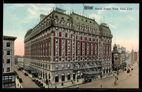 AK New York, NY, Hotel Astor, Exterior
