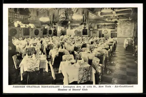 AK New York, NY, Janssen Graybar Restaurant, Interior