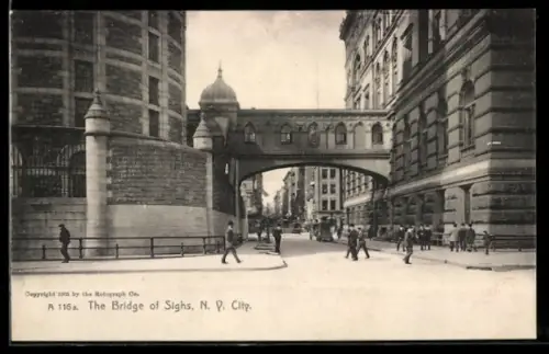 AK New York, NY, The Bridge of Sighs