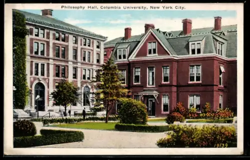 AK New York, NY, Columbia University, Philosophy Hall