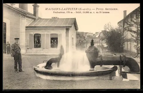 AK Maisons-Laffitte /S.-et-O., Puits Artésien