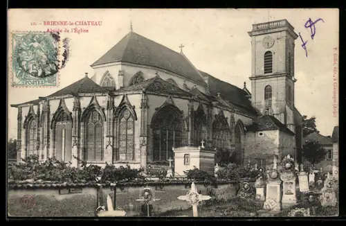 AK Brienne-le-Chateau, Abside de l`Église