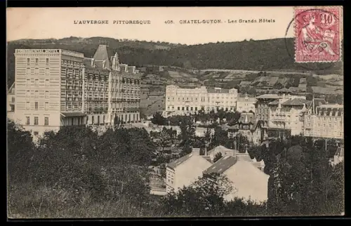 AK Chatel-Guyon /L`Auvergne, Les Grands Hôtels