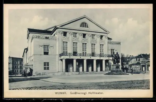 AK Weimar, Grossherzogl. Hoftheater