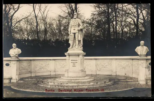 AK Berlin, Tiergarten, Denkmal Kaiser Friedrich III.