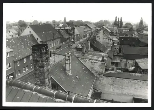 Fotografie Foto Weichold, Zörbig, Ansicht Zörbig, Dachlandschaft im Ort