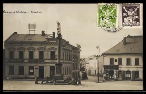 AK Cervený Kostelec, Námestí