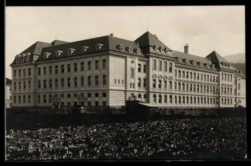Foto-AK Beneschau, Blick auf das Reservespital