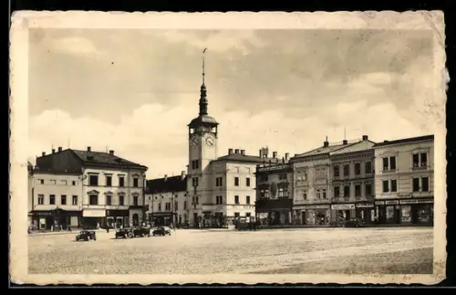 AK Kremsier, Drogerie, Kleiderhaus A. Hambalkova, Buchhandlung Alois Zelík