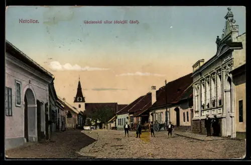 AK Netolice, Václavská ulice, dolejsi cásf