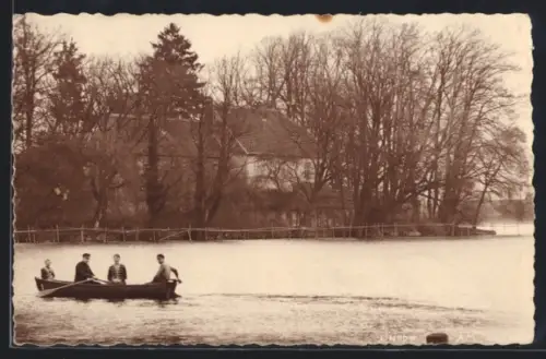 AK Lindow, Bootspartie auf dem Wutzsee