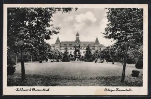AK Biesenthal, Frontansicht der Polizei-Kuranstalt