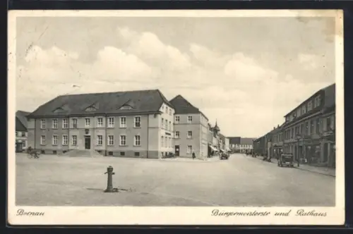 AK Bernau, Bürgermeisterstrasse und Rathaus