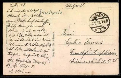 AK Rüdesheim, Rheinstrasse