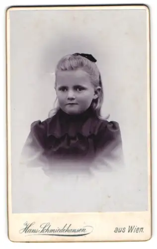 Fotografie Hans Schmiedehausen, Wien, Porträt eines jungen Mädchens