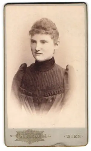 Fotografie Pokorny, Wien, Kohlmarkt 1, Portrait einer Frau