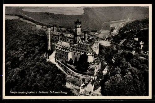 AK Schaumburg, Schloss Schaumburg, Flugzeugaufnahme