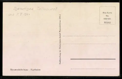 AK Neuendettelsau, Kurheim