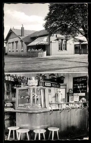 AK Köln-Ehrenfeld, Bocklemünd, Bahnhofsgaststätte, Innenansicht