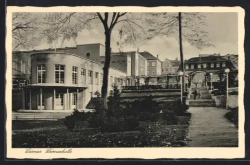 AK Weimar, Weimarhalle mit Anlagen