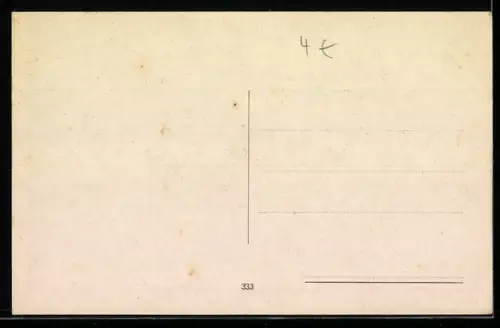 AK Genova, Via Milano, Strassenbahn