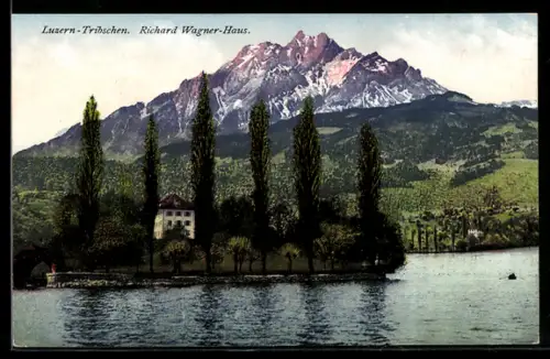 AK Luzern, Tribschen, Richard Wagner-Haus