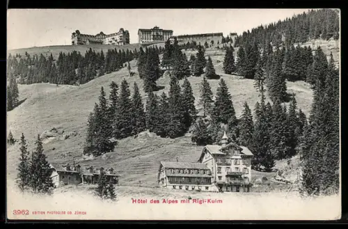AK Rigi-Kulm, Hôtel des Alpes