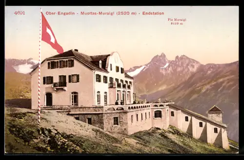AK Muottas-Muraigl /Ober-Engadin, Endstation