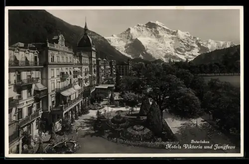 AK Interlaken, Hotels Viktoria und Jungfrau