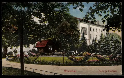 AK Winterthur, Partie im Stadtpark