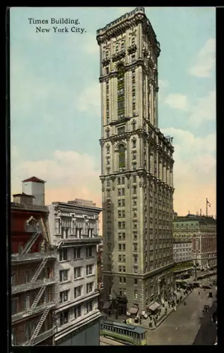 AK New York, NY, Time Building, located on Times Square