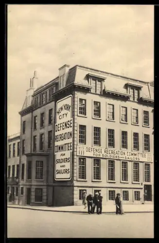 AK New York, NY, Defense Recreation Committee for soldiers and sailors, 99 Park Avenue
