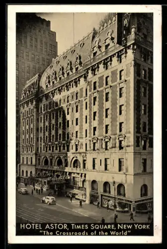 AK New York, NY, Hotel Astor, Times Square