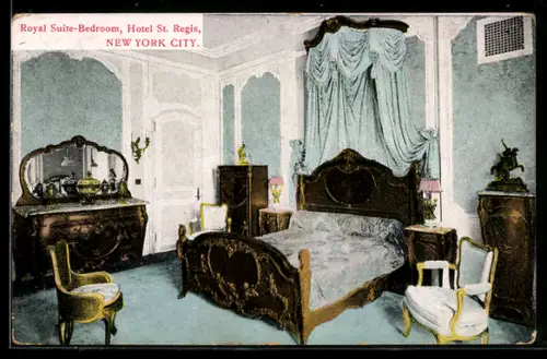 AK New York, NY, Hotel St. Regis, Royal Suite-Bedroom
