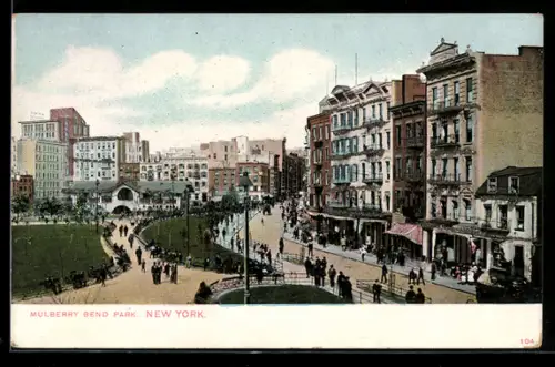 AK New York, NY, Mulberry Bend Park