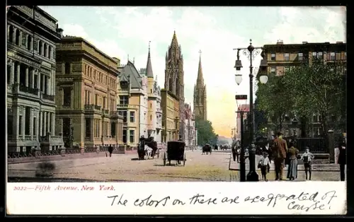 AK New York, NY, Fifth Avenue