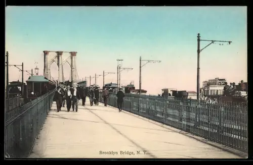 AK New York, NY, Brooklyn Bridge