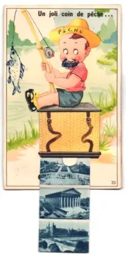 Leporello-AK Paris, Triumphbogen, Eiffelturm, Invalidendom, Panorama der Stadt