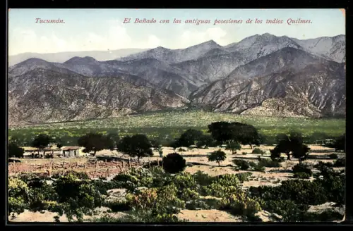 AK Tucumàn, El Banado con las posesiones de los indios Quilmes