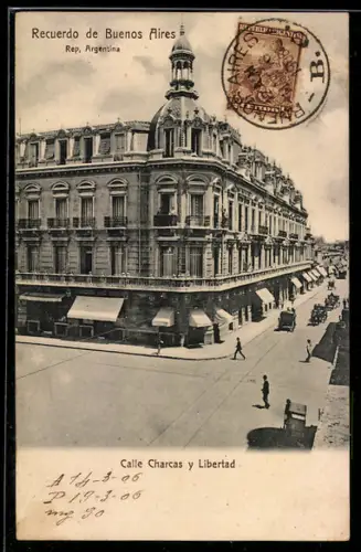AK Buenos Aires, Calle Charcas y Libertad