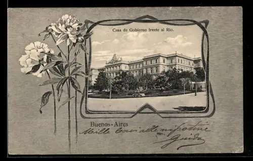 AK Buenos-Aires, Casa de Gobierno frente al Rio
