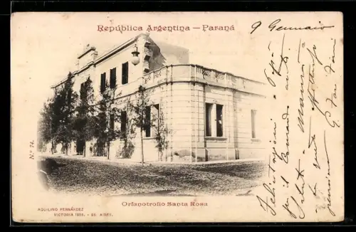 AK Parana, Orfanotrofio Santa Rosa